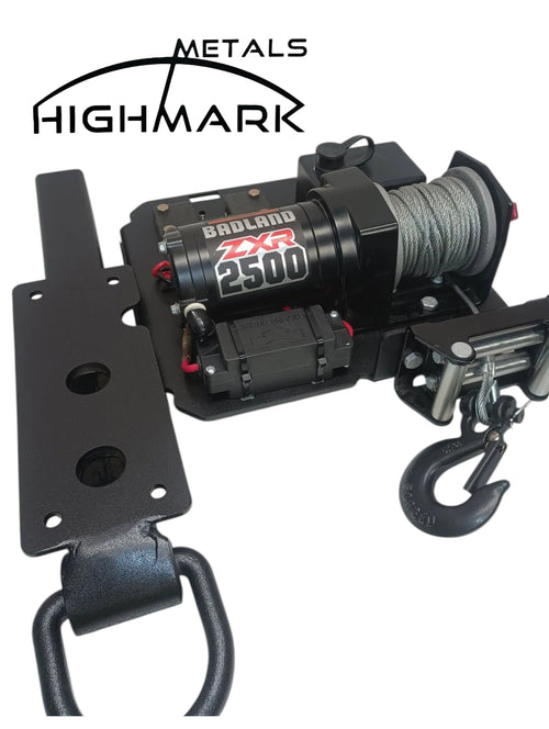 2" Hitch Adapter for Badlands 2500 Portable Winch Plate (Black)